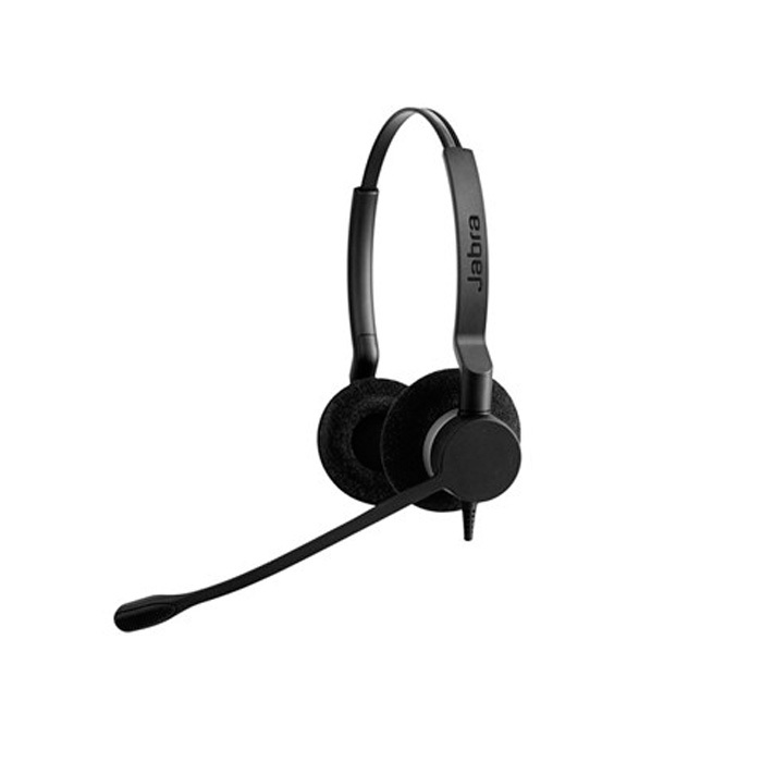 Jabra BIZ 2300 Duo, Geräuschunterdrückung, QD, schnurgebundenes stabiles Headset für Contact Center mit HD Voice Headset Produkt Bild 2