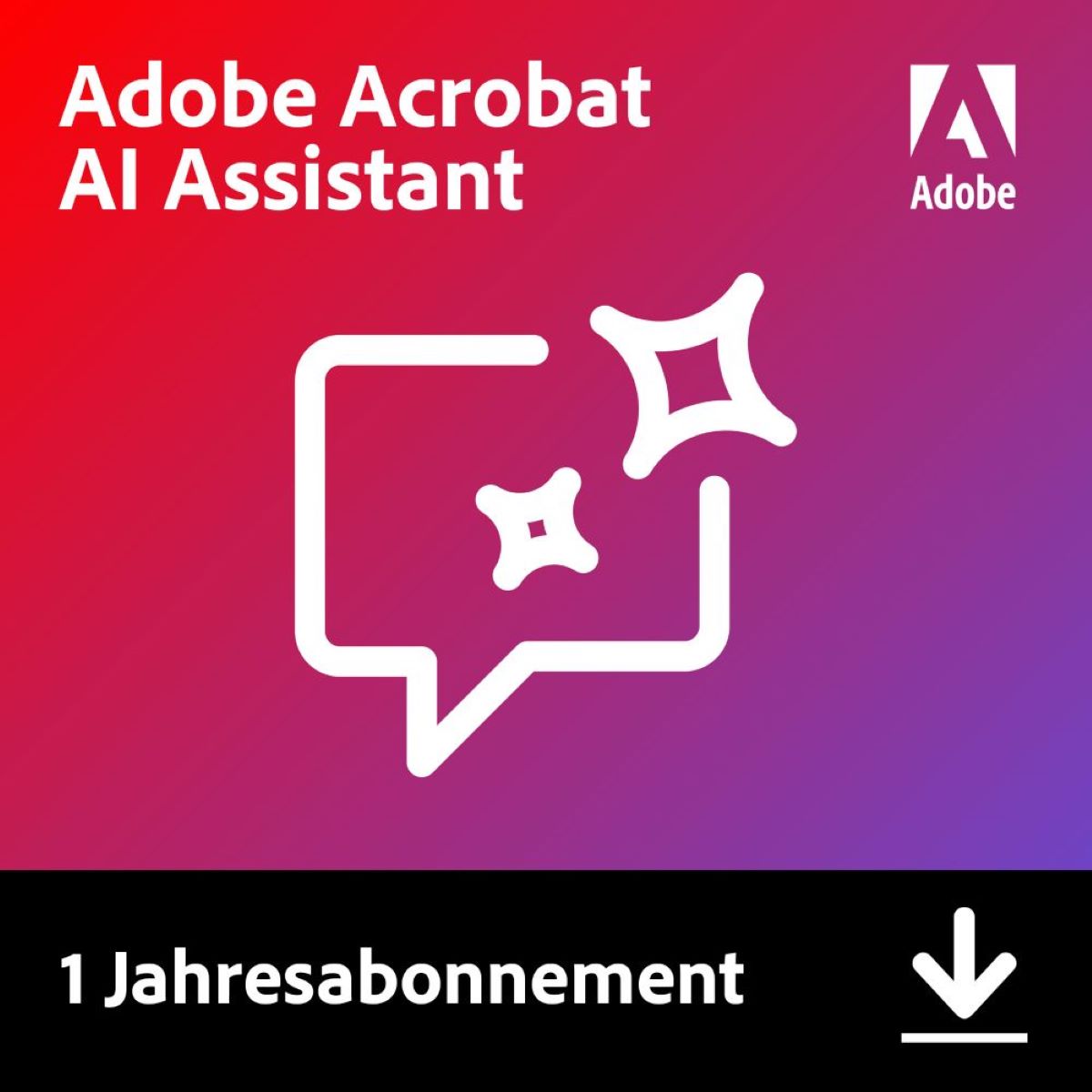 Image of Adobe AI Assistant for Acrobat | 1 Jahr
