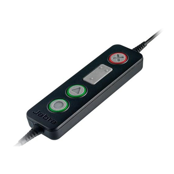 Jabra BIZ 2300 Duo, Geräuschunterdrückung, USB, Schnurgebundenes stabiles Headset für Contact Center mit HiFi Audio