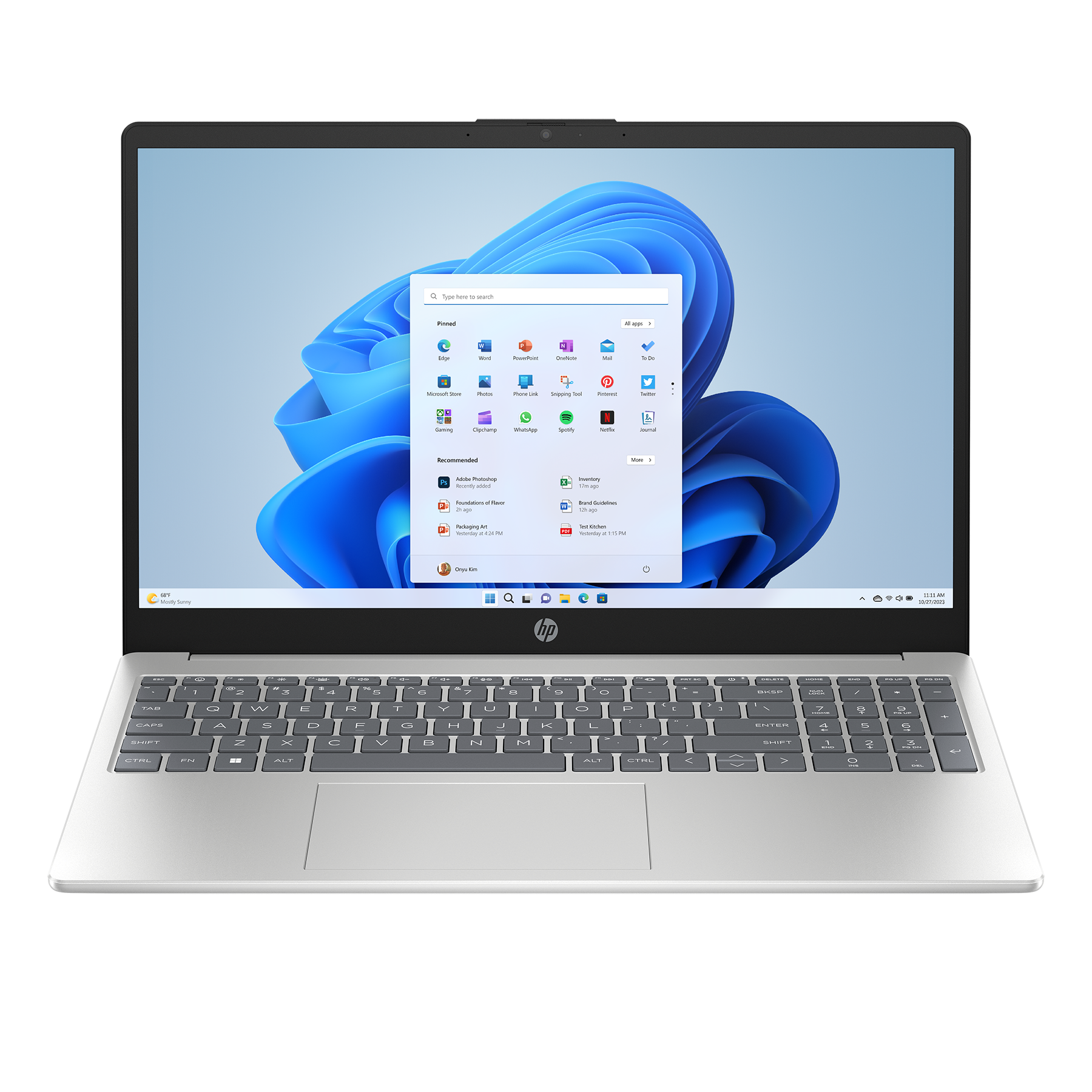 HP 15-fd1175ng 15,6" FHD IPS, Intel Core 7 150U, 16GB RAM, 512GB SSD, Windows 11