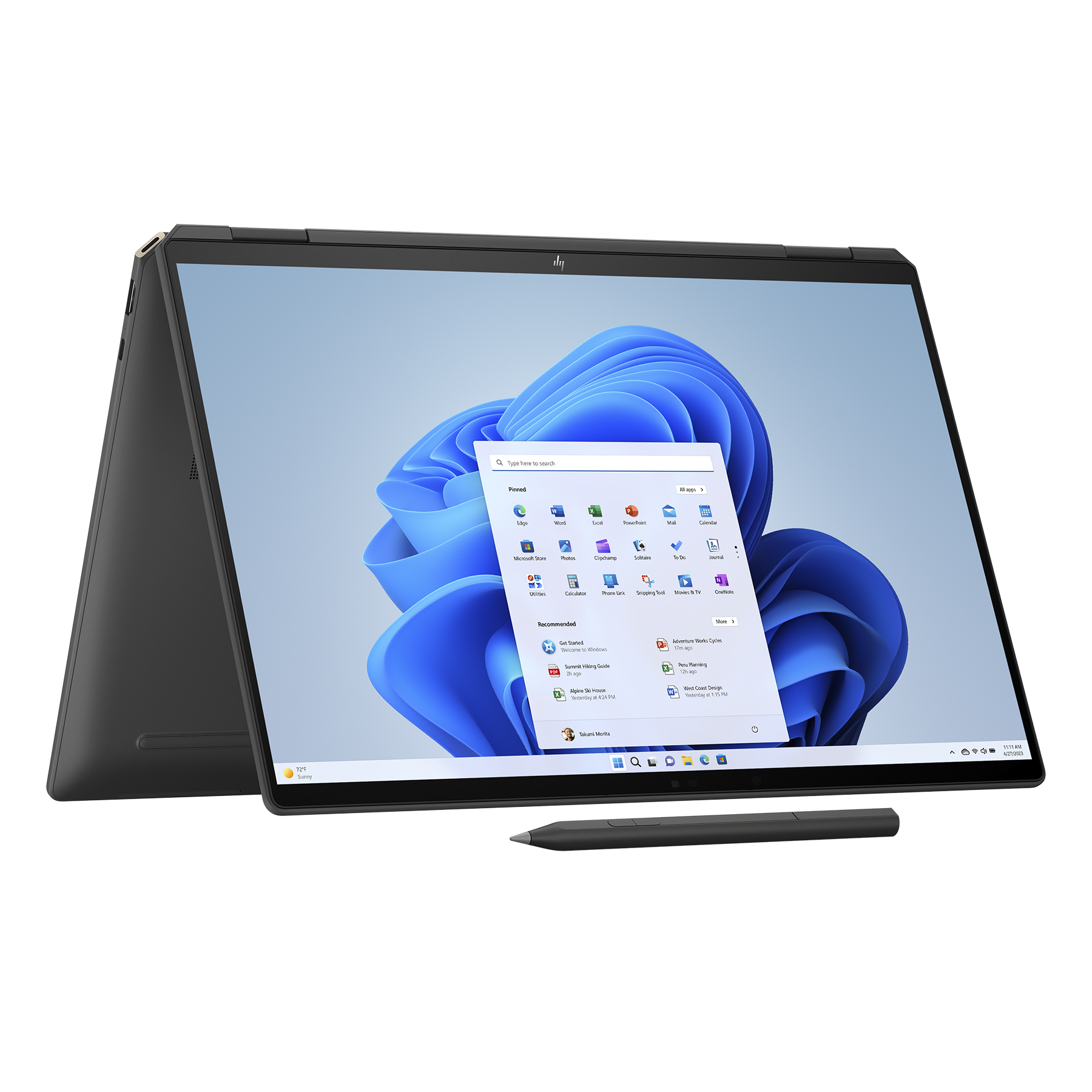 HP Spectre x360 16-aa0172ng inkl. Pen 16" WQXGA IPS Touch 120Hz, Intel Core Ultra 7-155H, 16GB RAM, 1TB SSD, Windows 11