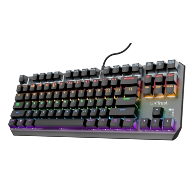 Trust Gaming GXT834 Callaz TKL Mechanische Gaming Tastatur Kompakte, Tenkeyless-Gaming-Tastatur mit mechanischen Schalte...