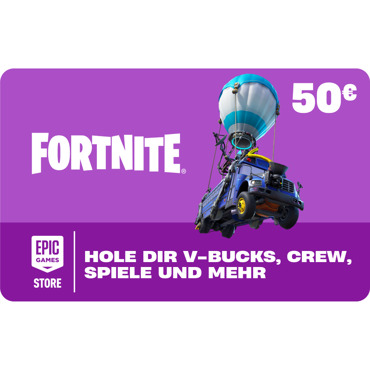 Fortnite-Geschenkkarte 50€