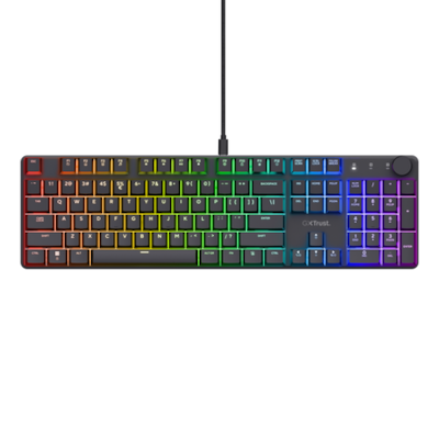 Trust GXT 866 Torix Tastatur Gaming USB QWERTZ Deutsch Schwarz