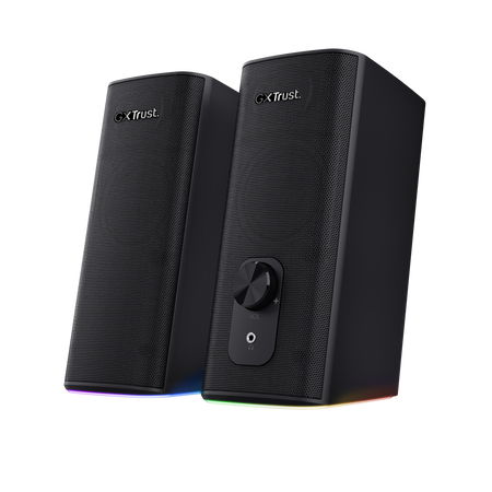 Trust GXT612 Cetic Bluetooth Gaming-Lautsprecherset Leistungsstarkes kabelloses Lautsprecherset mit Bluetooth und RGB-Beleuchtung