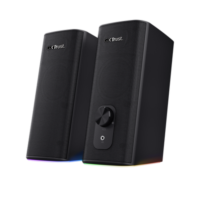 Trust GXT612 Cetic Bluetooth® Gaming-Lautsprecherset Leistungsstarkes kabelloses Lautsprecherset mit Bluetooth® und RGB-...