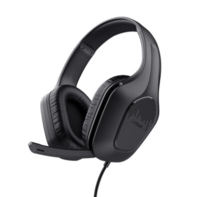 Trust GXT 415 Zirox Kopfhörer Kabelgebunden Kopfband Gaming Schwarz