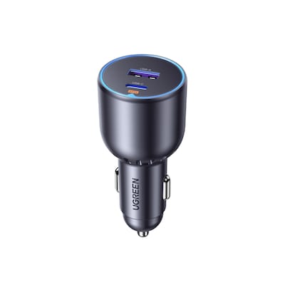 UGREEN EC701 63W 2-Port Fast Car Charger KFZ-Ladegerät 1x USB-A