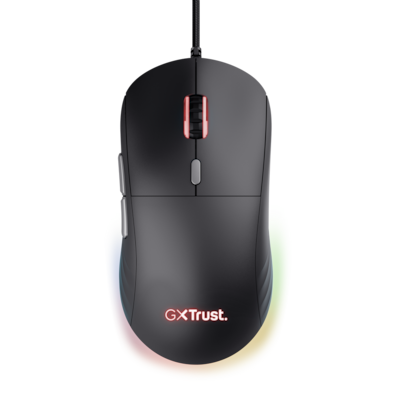 Trust Gaming GXT925 REDEX II Gaming Maus federleichte Gaming Maus mit voll einstellbarer LED Beleuchtung