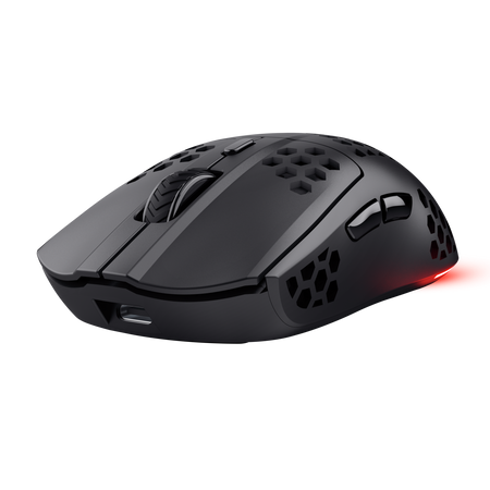 Trust Gaming GXT929 Helox Wireless Gaming Maus Federleichte kabellose Gaming-Maus mit mehrfarbiger RGB-Beleuchtung für schnelle und flüssige Bewegunge