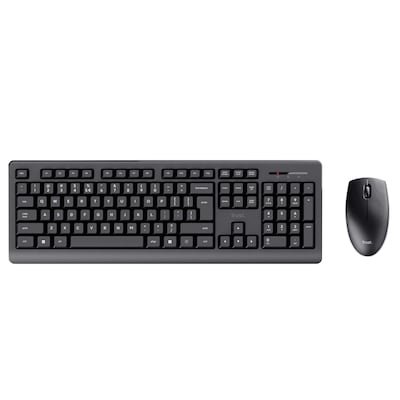 Trust Primo Tastatur Maus enthalten Büro RF Wireless QWERTZ Deutsch Schwarz