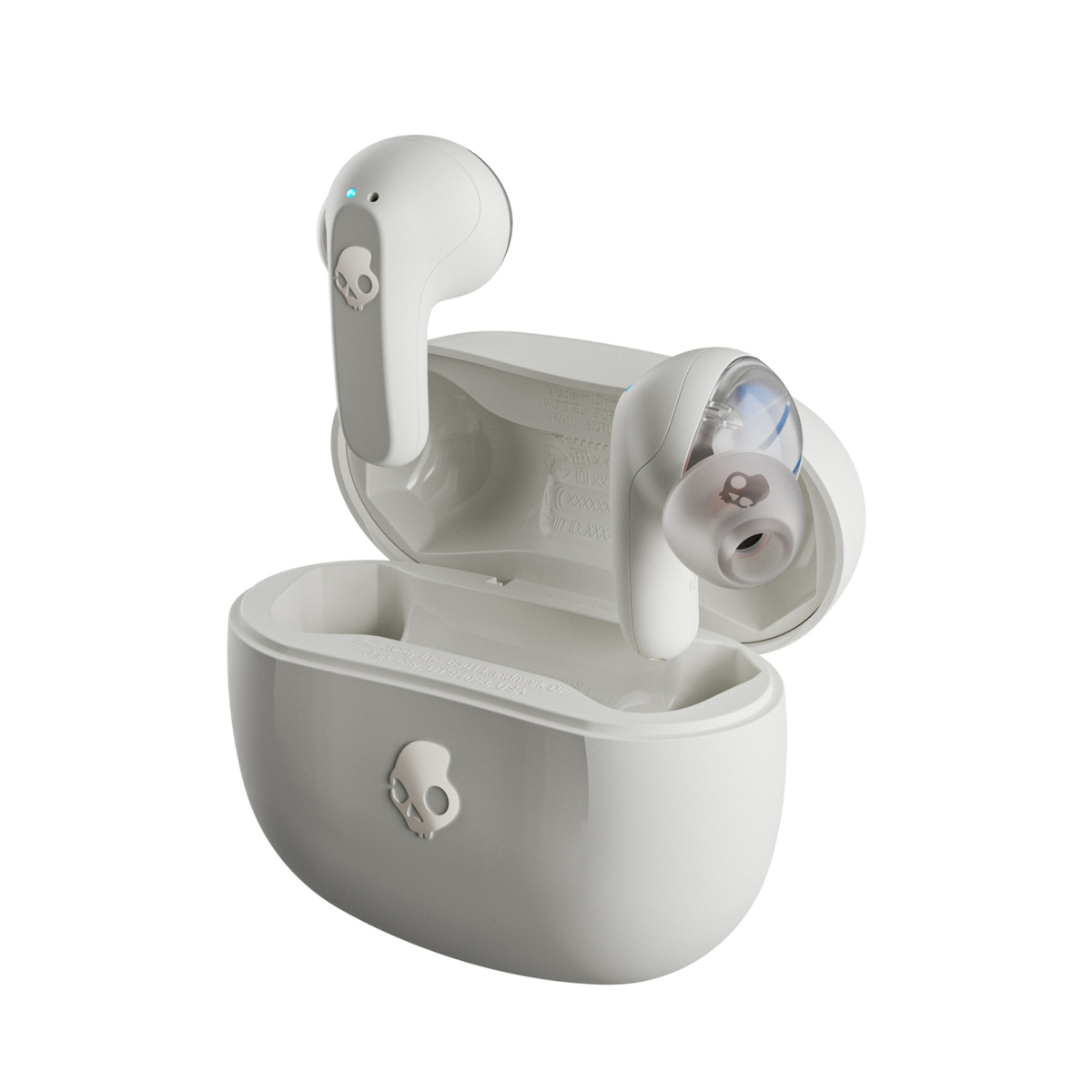 Skullcandy Rail True Wireless earbuds, Weiß Bis zu 42h Akkukapazität