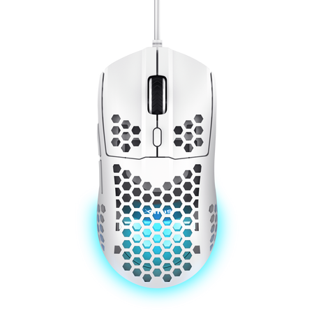 Trust Gaming GXT928W Helox Gaming Maus Federleichte Gaming-Maus mit pulsierender RGB-Beleuchtung für schnelle und flüssi...