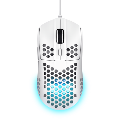 Trust Gaming GXT928W Helox Gaming Maus Federleichte Gaming-Maus mit pulsierender RGB-Beleuchtung für schnelle und flüssi...