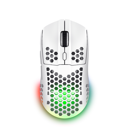 Trust Gaming GXT929W Helox Wireless Gaming Maus Federleichte kabellose Gaming-Maus mit mehrfarbiger RGB-Beleuchtung für schnelle und flüssige Bewegung