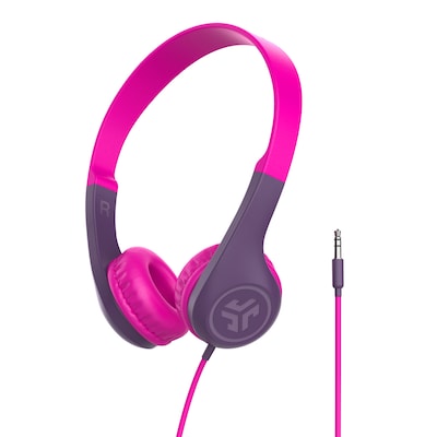 Jlab JBuddies Pop Wired Headphones Pink On-Ear-Kinderkopfhörer, Lautstärkebegrenzung von 85 dB, Für Kinder im Alter von ...