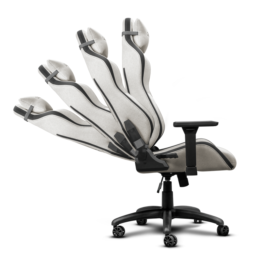 Trust gxt 723 ruya fabric | gaming stol iz tkanine | 3d nasloni za roke, nastavljiva višina, tilt-lock, ledvena in vratna podpora | siv gaming stol 2 Trust gxt ruya fabric bequemer, vollständig einstellbarer gaming-stuhl mit stoffpolsterung gaming-stuhl produkt bild im modal overlay 4
