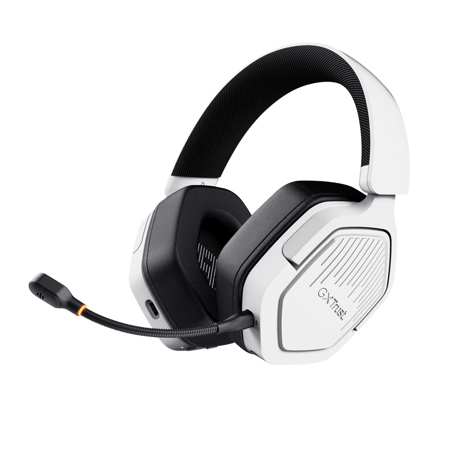 Trust Gaming GXT493W CARUS Wireless Gaming Headset weiß Leistungsstarkes, ohrumschließendes kabelloses Gaming-Headset fü...