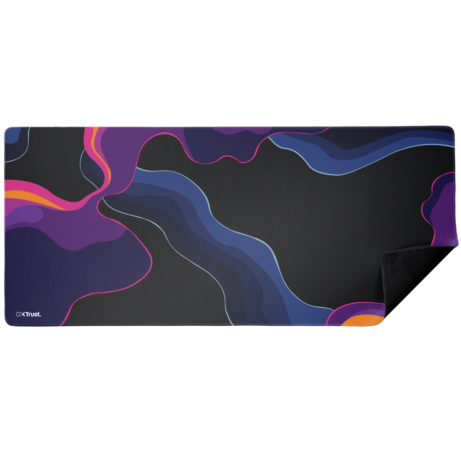 Trust Gaming GXT759 XXL blau/lila XXL Gaming-Mauspad mit vernähtem Rand für bequemes und stabiles Gaming Mauspad Produkt Bild 2