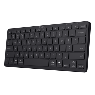 Trust Nado II Tastatur Heimbüro Bluetooth Deutsch Schwarz