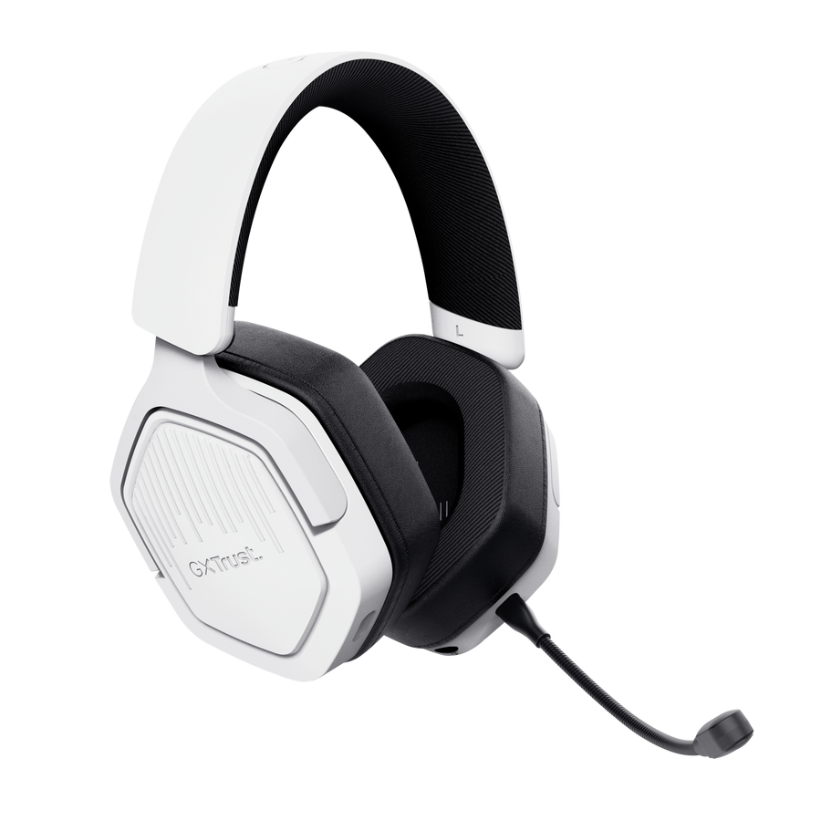 HSE Trust Gaming GXT493PS CARUS Wireless Gaming Headset weiß Leistungsstarkes, ohrumschließendes und kabelloses PS5 Gaming-Headset, weiß