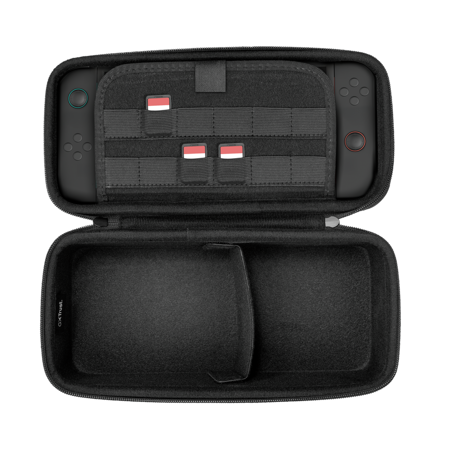 Trust GXT1252B XL Hardcase für Nintendo Switch 2 XL Hartschalenetui für optimalen Schutz für Konsole und Zubehör, blau Konsolenzubehör Produkt Bild 4