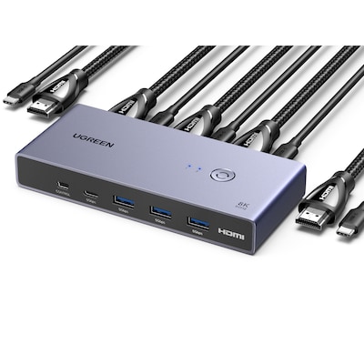 UGREEN CM692 HDMI KVM Switch 2 In 1 Out