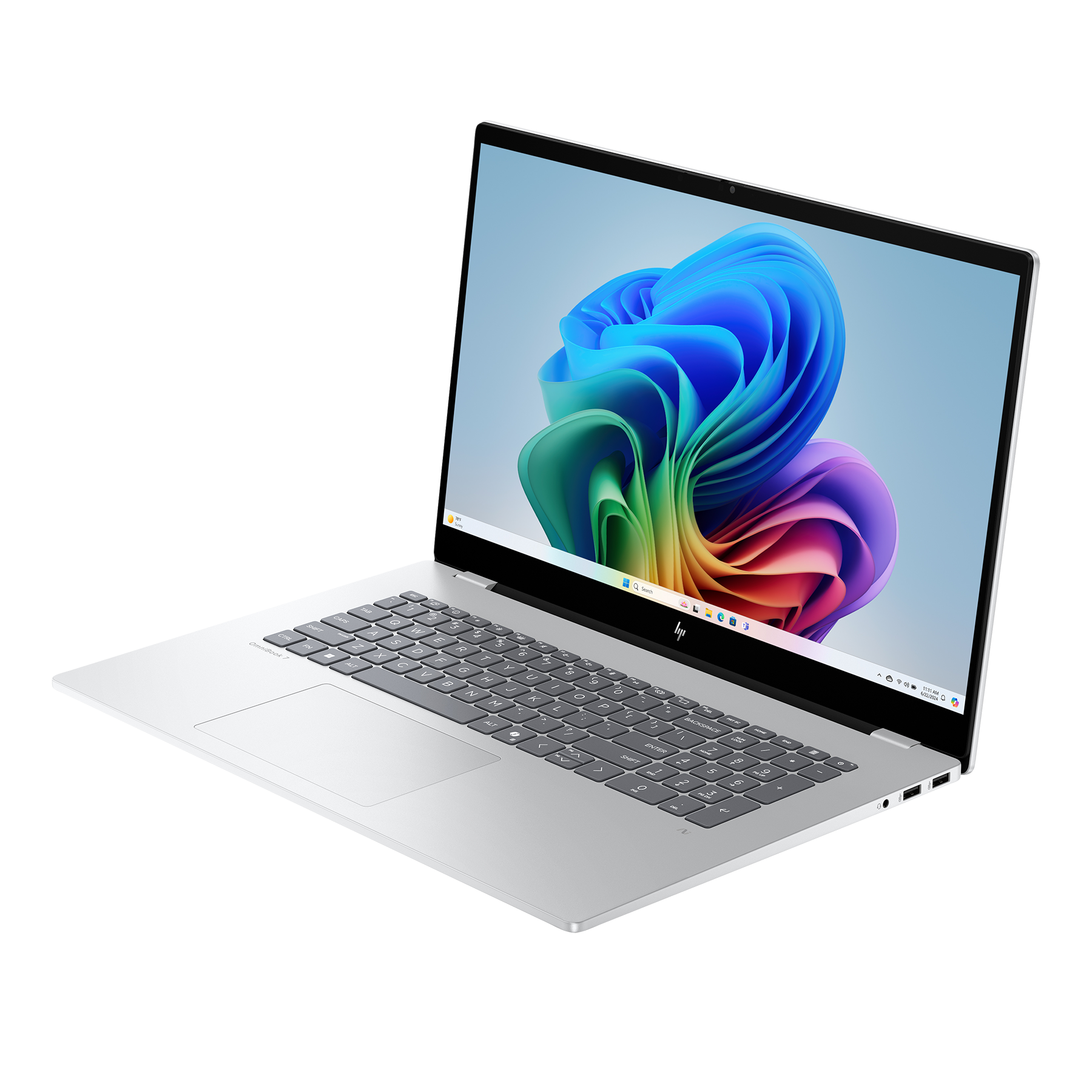 HP OmniBook 7 17-dc0178ng 17,3" FHD IPS Touch, Intel Core Ultra 7 258V, 32GB RAM, 2TB SSD, RTX 4050, Windows 11 Pro Notebooks Produkt Bild 2