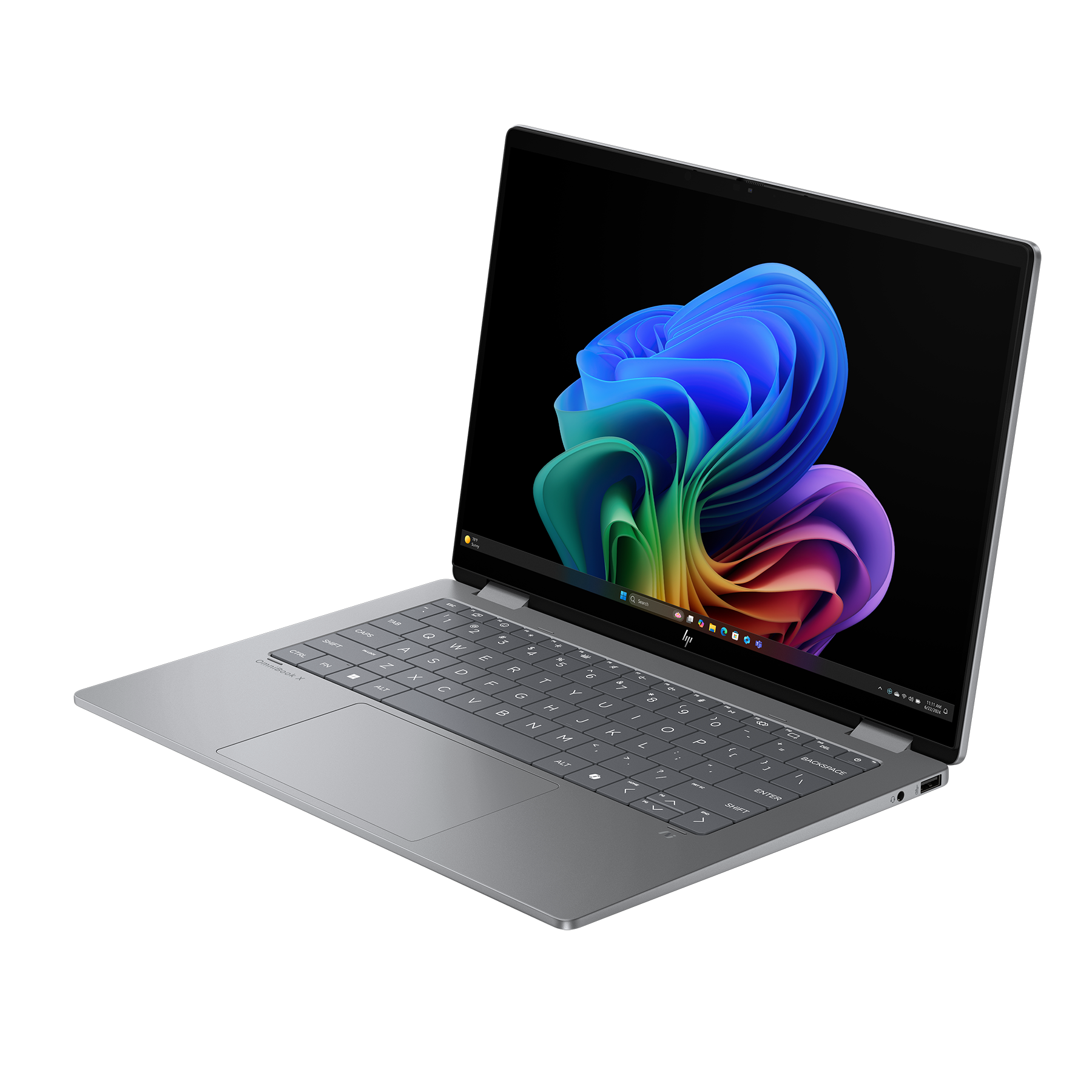 HP OmniBook X Flip 14-fm0177ng 14,0" 3K OLED Touch, Intel Core Ultra 7 258V, 32 GB RAM, 1 TB SSD, Windows 11 Notebooks Produkt Bild 5