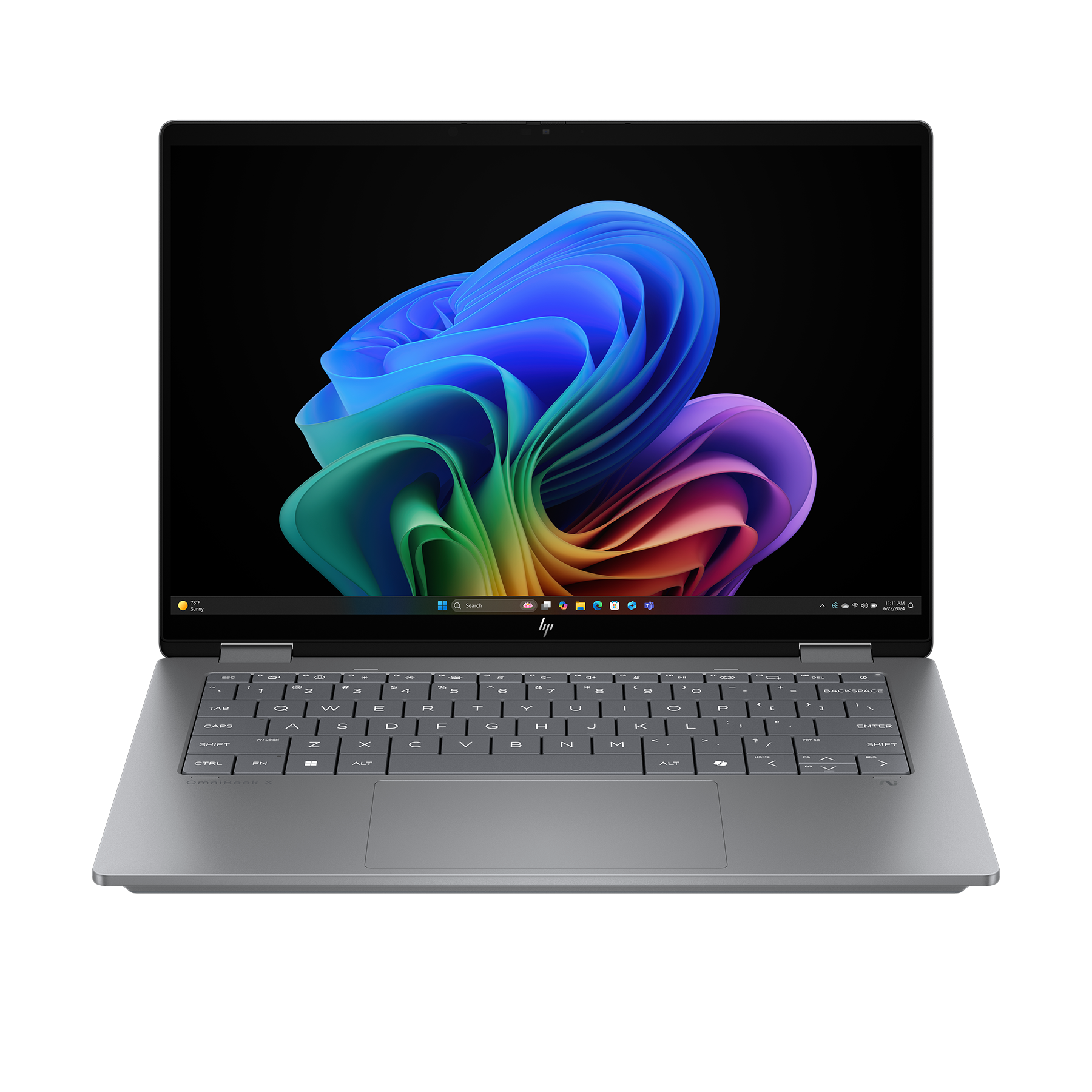 HP OmniBook X Flip 14-fm0177ng 14,0" 3K OLED Touch, Intel Core Ultra 7 258V, 32 GB RAM, 1 TB SSD, Windows 11 Notebooks Produkt Bild 4