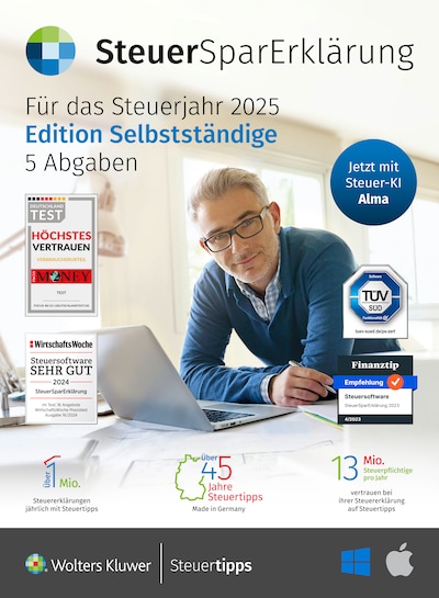 Steuertipps SteuerSparErklärung Selbstständige 2026 (Steuerjahr 2025)