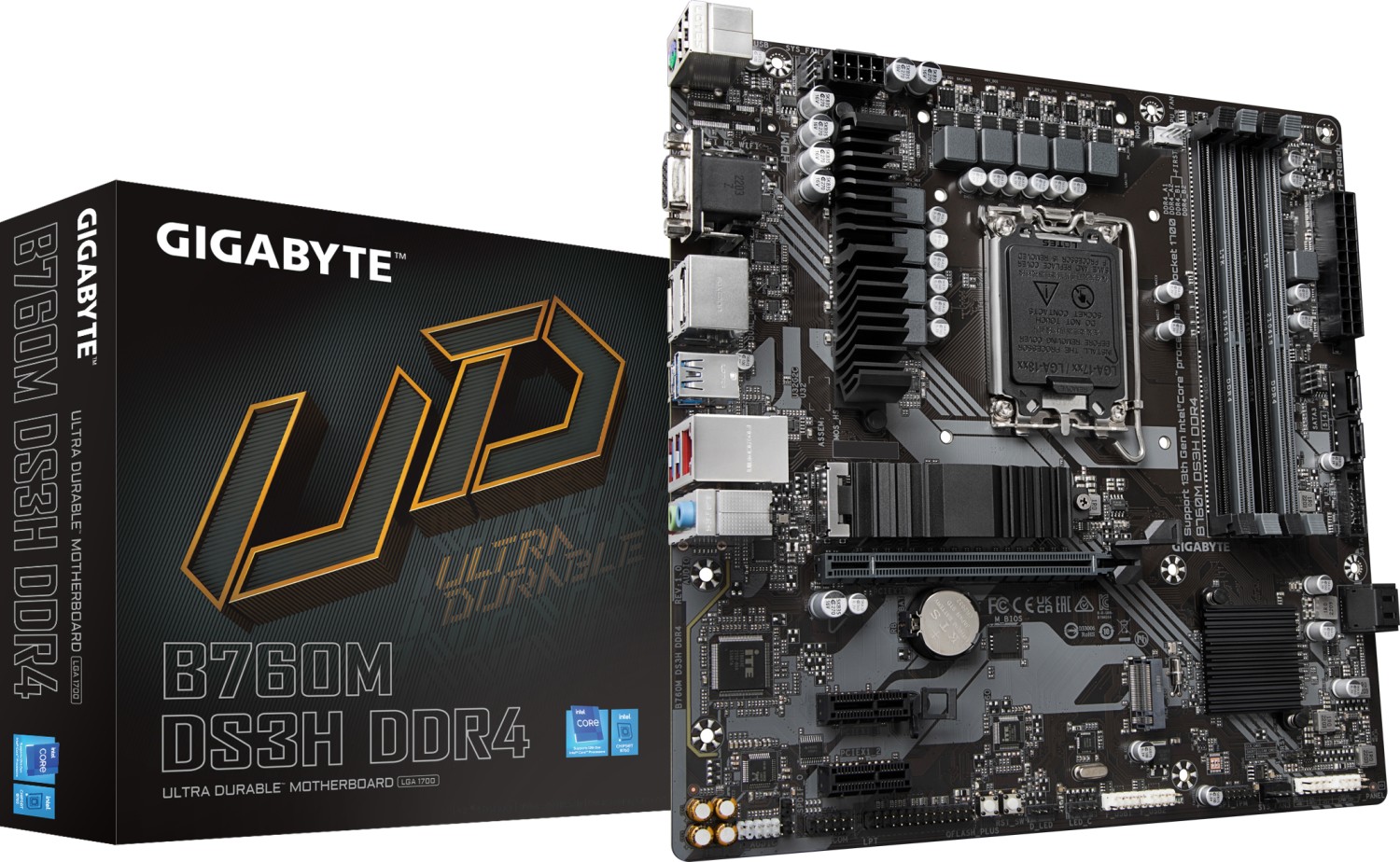 Gigabyte B760M DS3H DDR4 motherboard