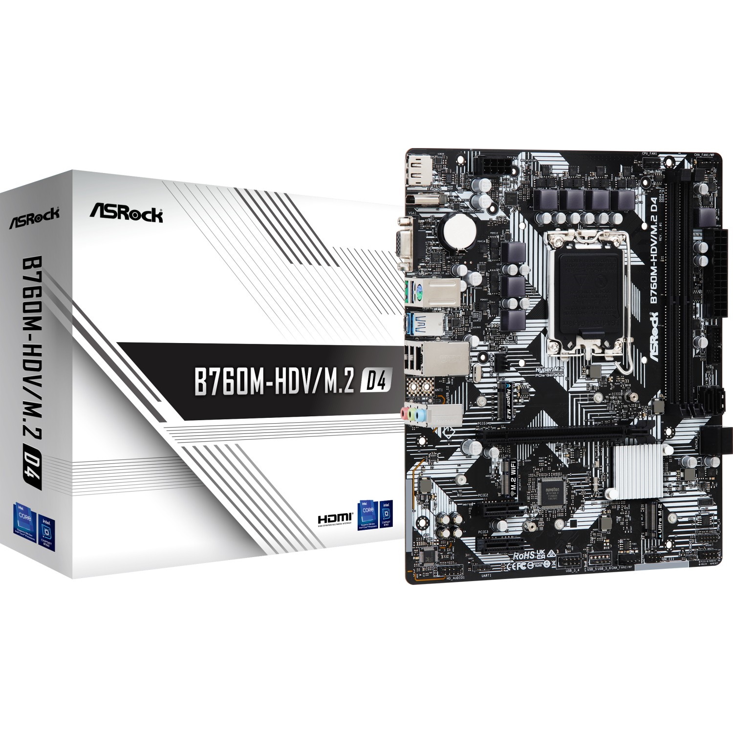 ASRock B760M-HDV/M.2 D4 motherboard