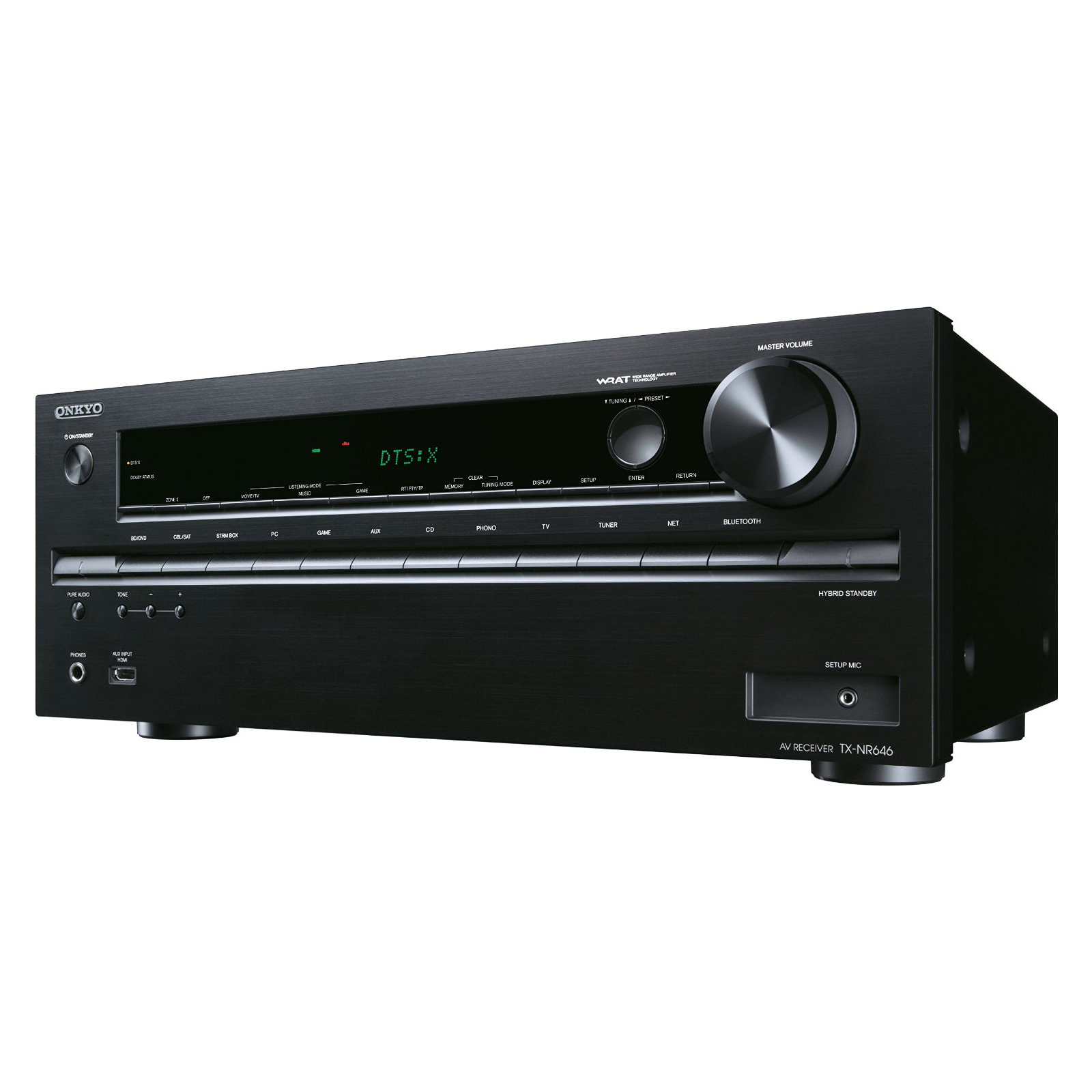 Onkyo TX-NR646 (schwarz) - 7.2-Kanal Netzwerk-AV-Receiver - AV