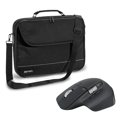 Pedea "Fair" 17,3", schwarz + Logitech MX Master 3S, Wireless Bl