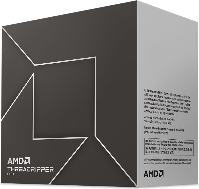 Image of AMD Ryzen Threadripper PRO 7975WX Prozessor boxed ohne Kühler