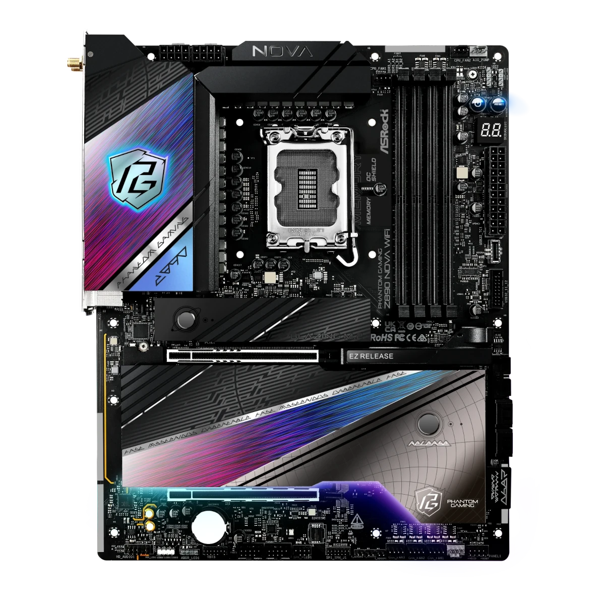 ASRock Phantom Gaming Z890 Nova WiFi motherboard