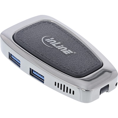 InLine Multifunktions-Hub USB 3.2 Gen.2 USB Typ-C (2x USB-A 10Gb/s + 1xHDMI 4K@60Hz + 1x USB-C 10Gb/s & PD 100W)