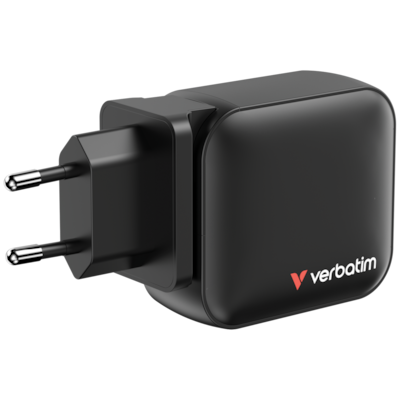 Verbatim Mini-GaN-Ladegerät 100W 3 Anschluss