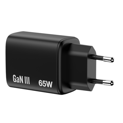 Verbatim Essentials GaN Charger 65W EU plug Black