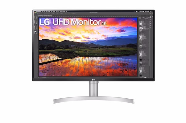 LG 32UN650K-W Monitor - 4K UHDIPS Panel, Höhenverstellbar DisplayPort, HDMI, Weiß