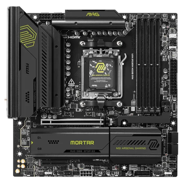 MSI MAG B850M MORTAR WIFI motherboard