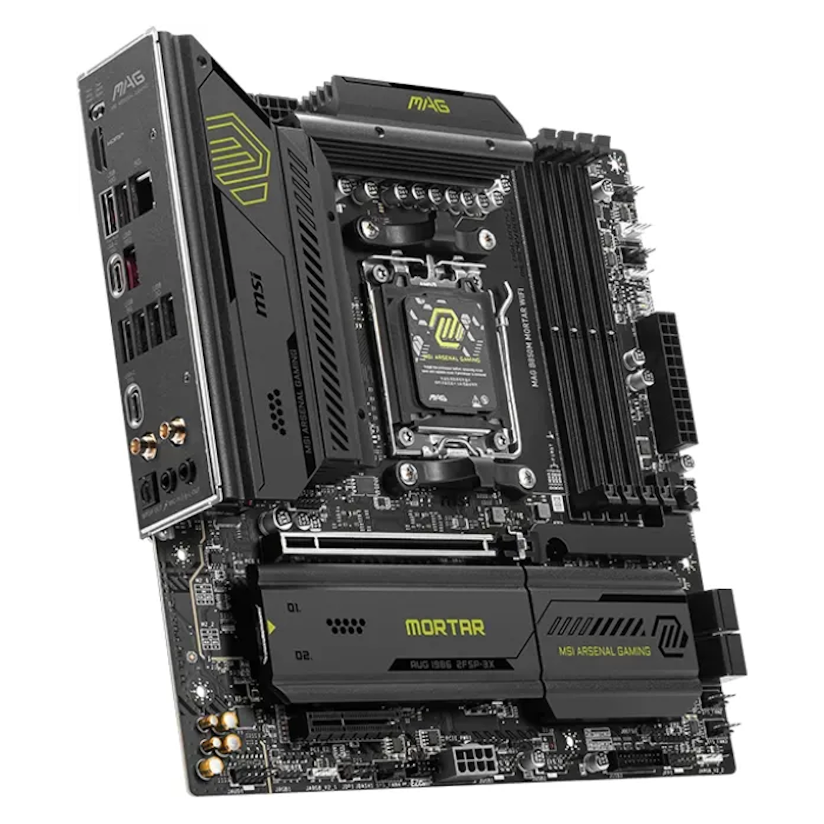 MSI MAG B850M Mortar WIFI Mainboard Sockel AM5 Mainboards Produkt Bild 2