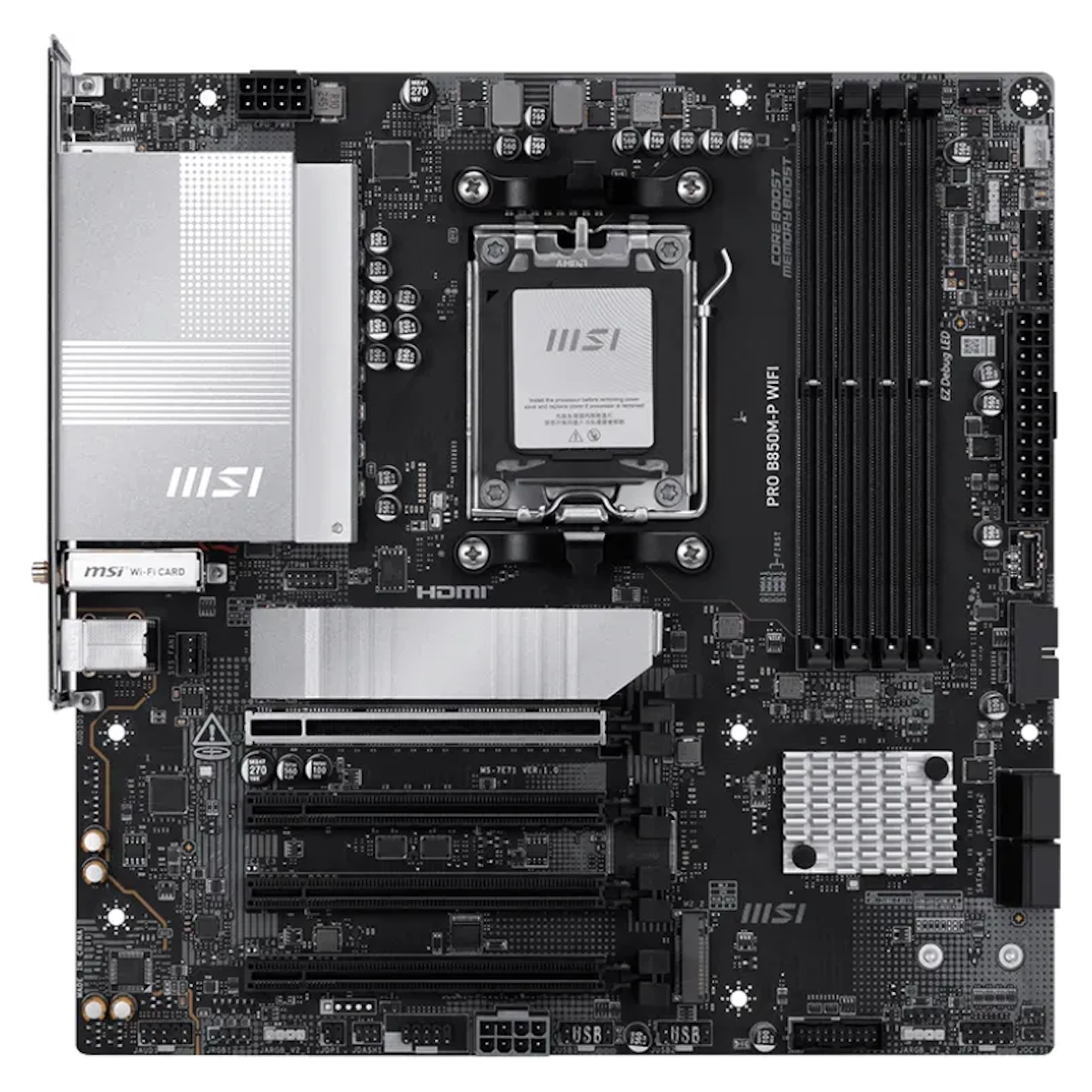 MSI PRO B850M-P WIFI motherboard
