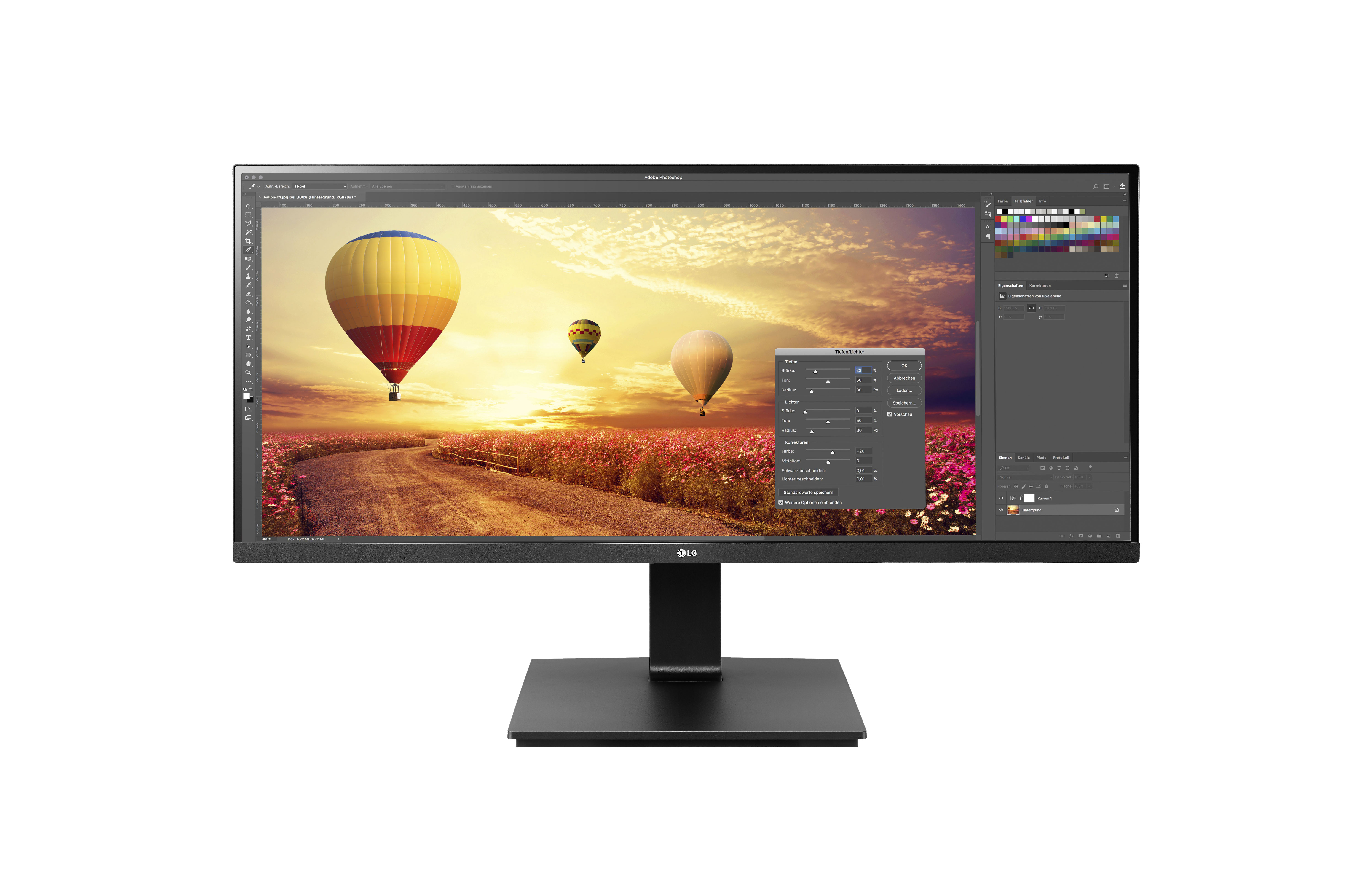 LG 34BR65F-B Business Monitor - IPS Panel Höhenverstellbar