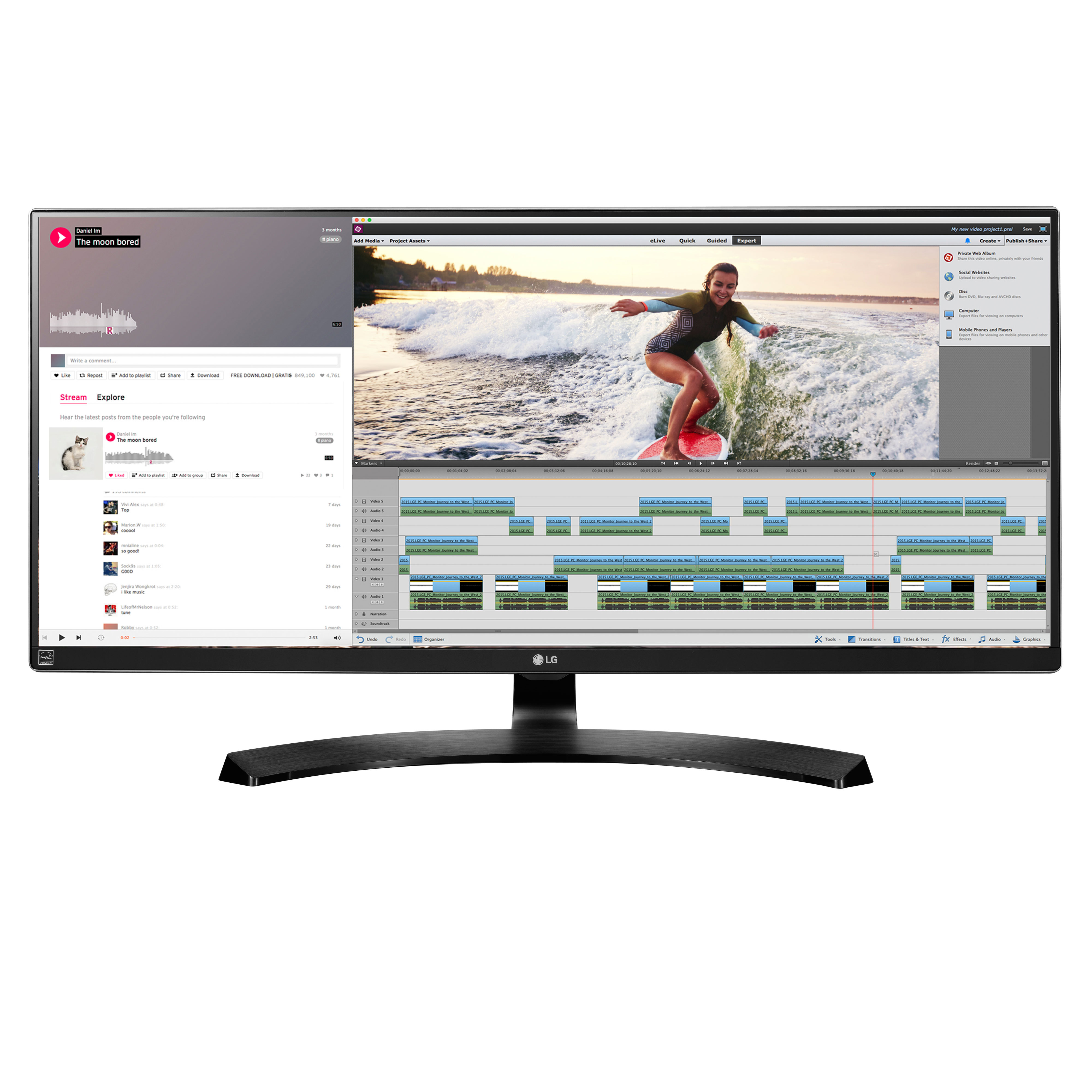 LG 34インチ　ウルトラワイドモニター 34UM88C LG 34UM88C-P - Displays online kaufen | NBB
