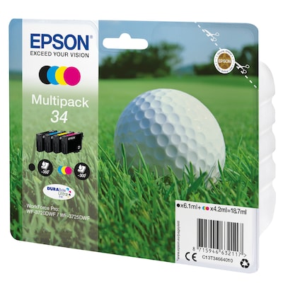 Epson Golf ball 34 Golfball DURABrite Ultra Multipack 4 Farben Tinte