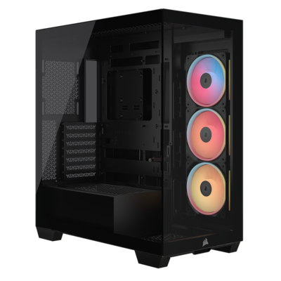 CORSAIR 3500X LX-R RGB iCUE LINK schwarz | PC-Gehäuse