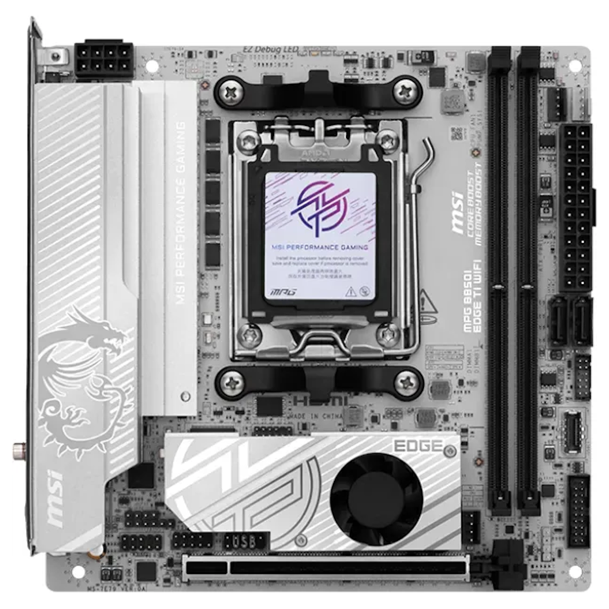MSI MPG B850I Edge TI WIFI Mainboard Sockel AM5