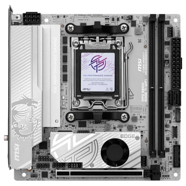 MSI MPG B850I EDGE TI WIFI motherboard